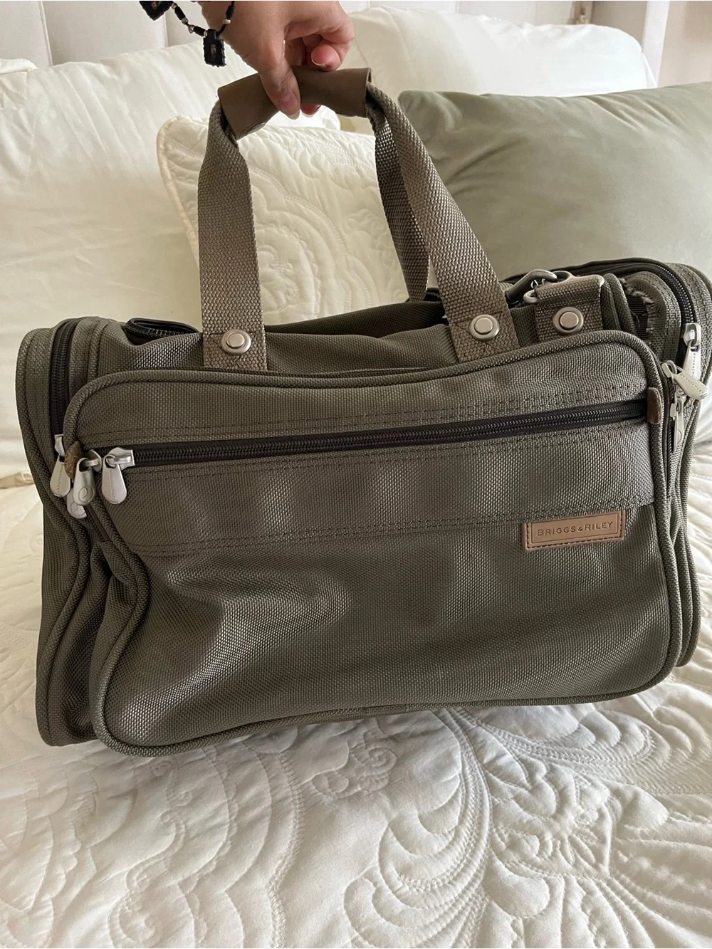 Briggs & Riley Olive Men's Travel Bag